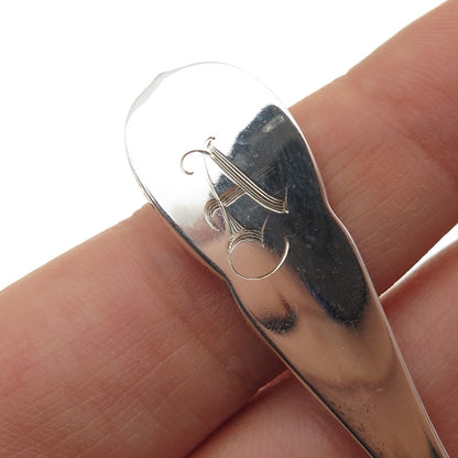 ALVIN 925 Sterling Silver Antique Bunker Hill 1775 Spirit of 76 Coffee Spoon