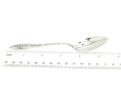 CHARLES M ROBBINS Sterling Silver Antique Art Deco Lake Champlain Coffee Spoon