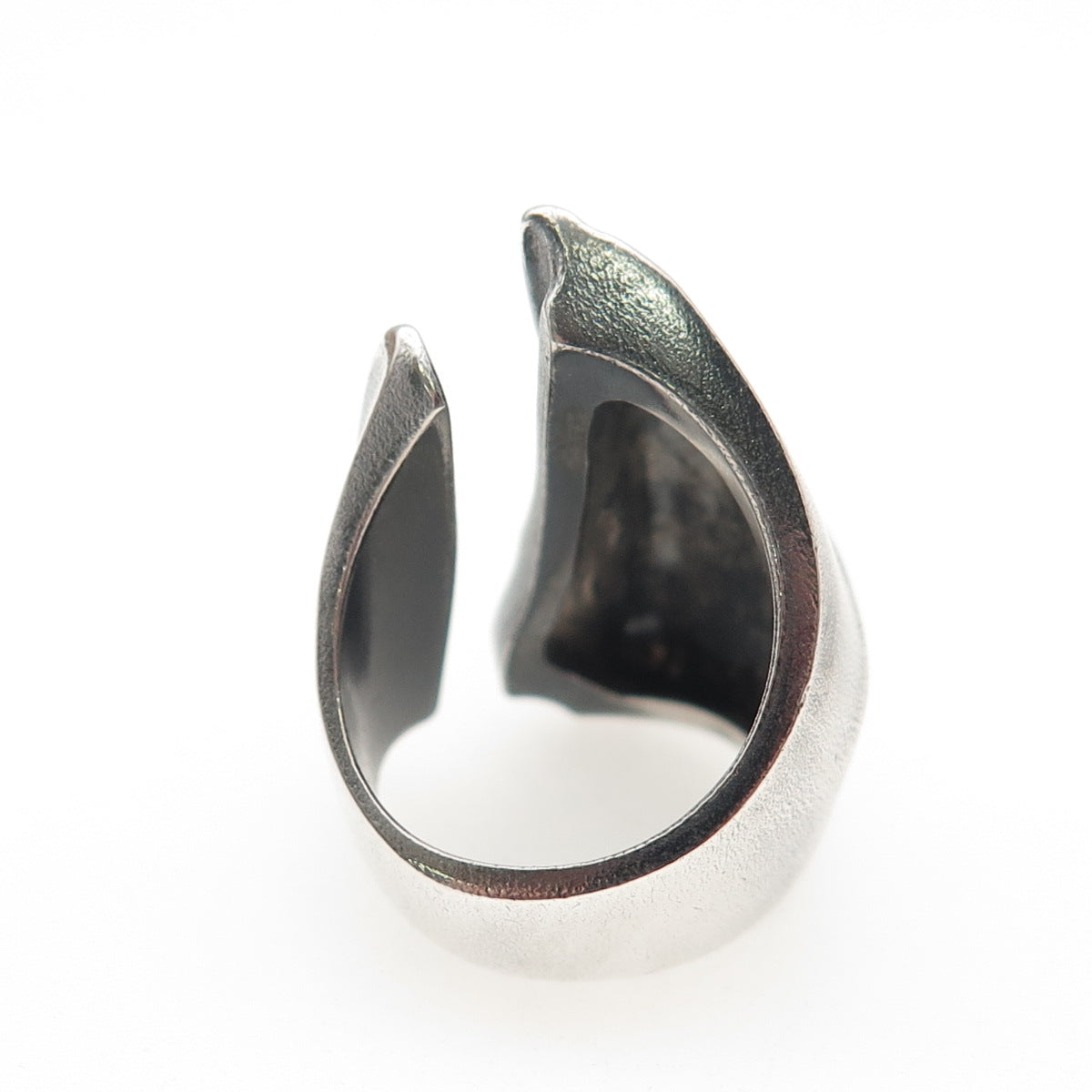 LAPPONIA 925 Sterling Vintage 1979 Finland Modernist Adjustable Ring Size 6.25