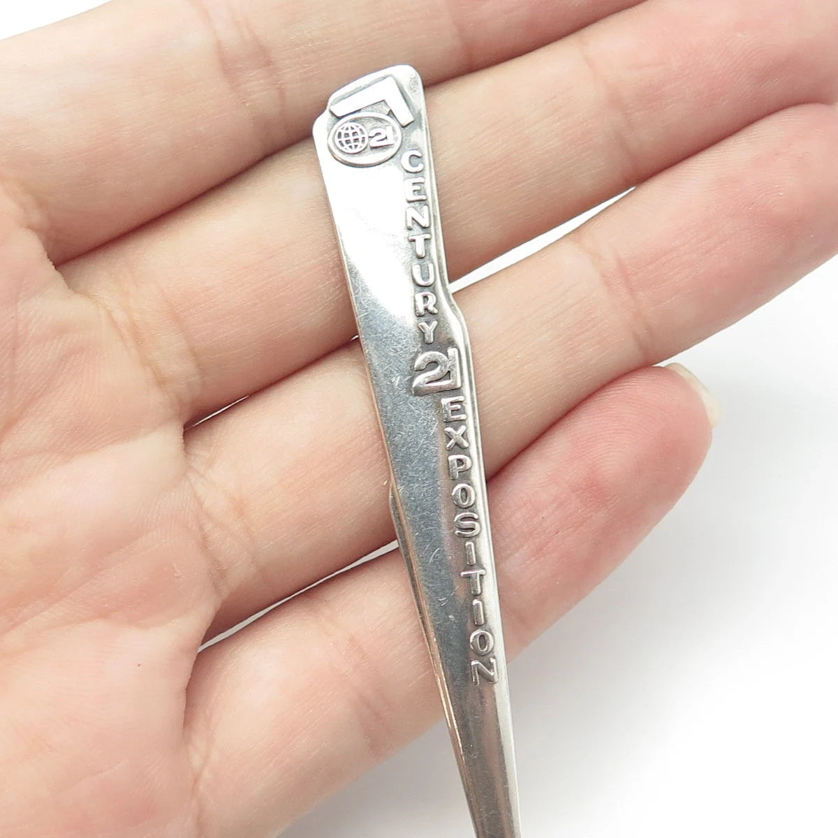 925 Sterling Silver Antique Art Deco "Century 21 Exposition" Spoon