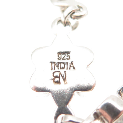 Nicky Butler Sterling Vintage Real Topaz Moonstone Amethyst Iolite Necklace 16"