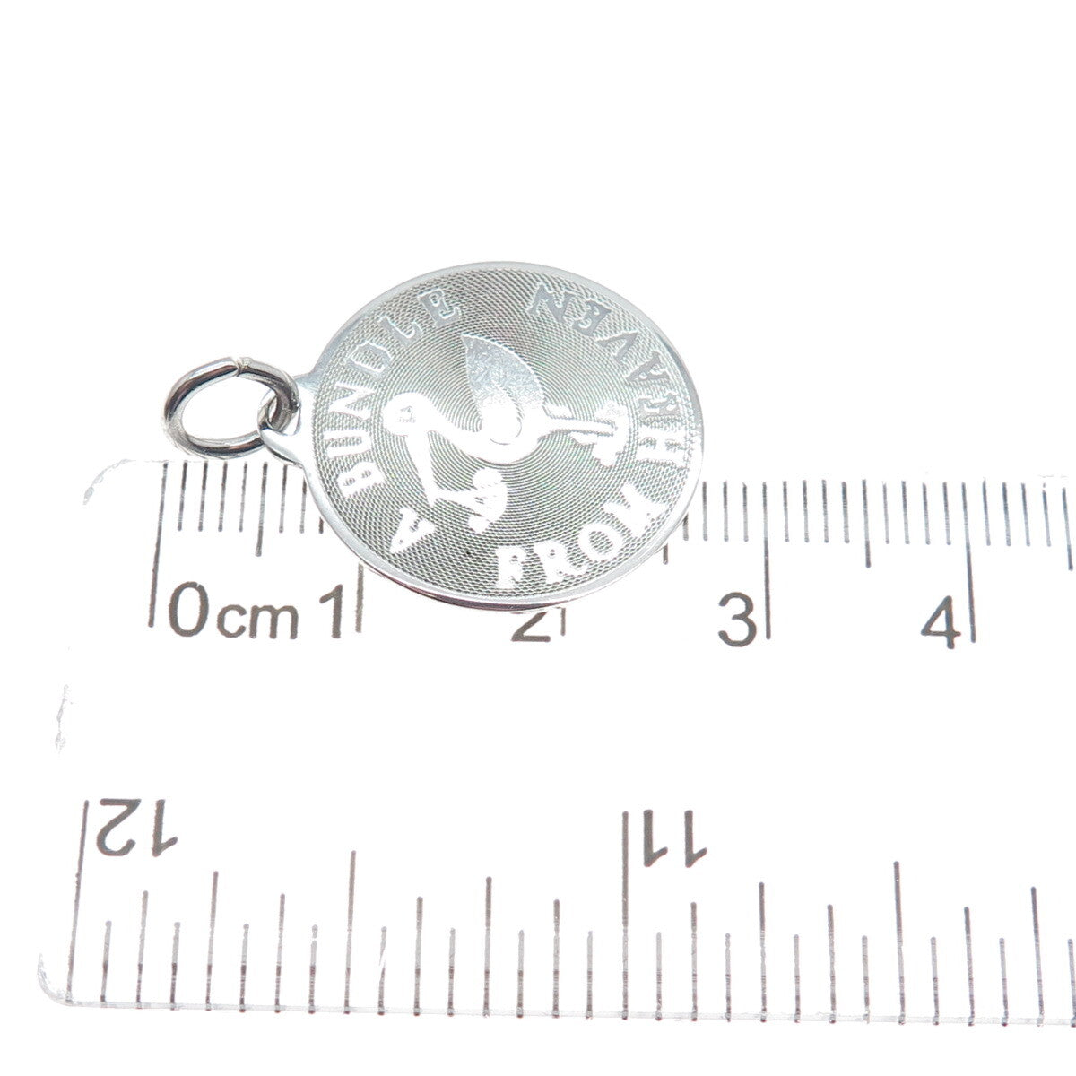 A & Z 925 Sterling Silver Vintage A Bundle from Heaven Stork Charm Pendant