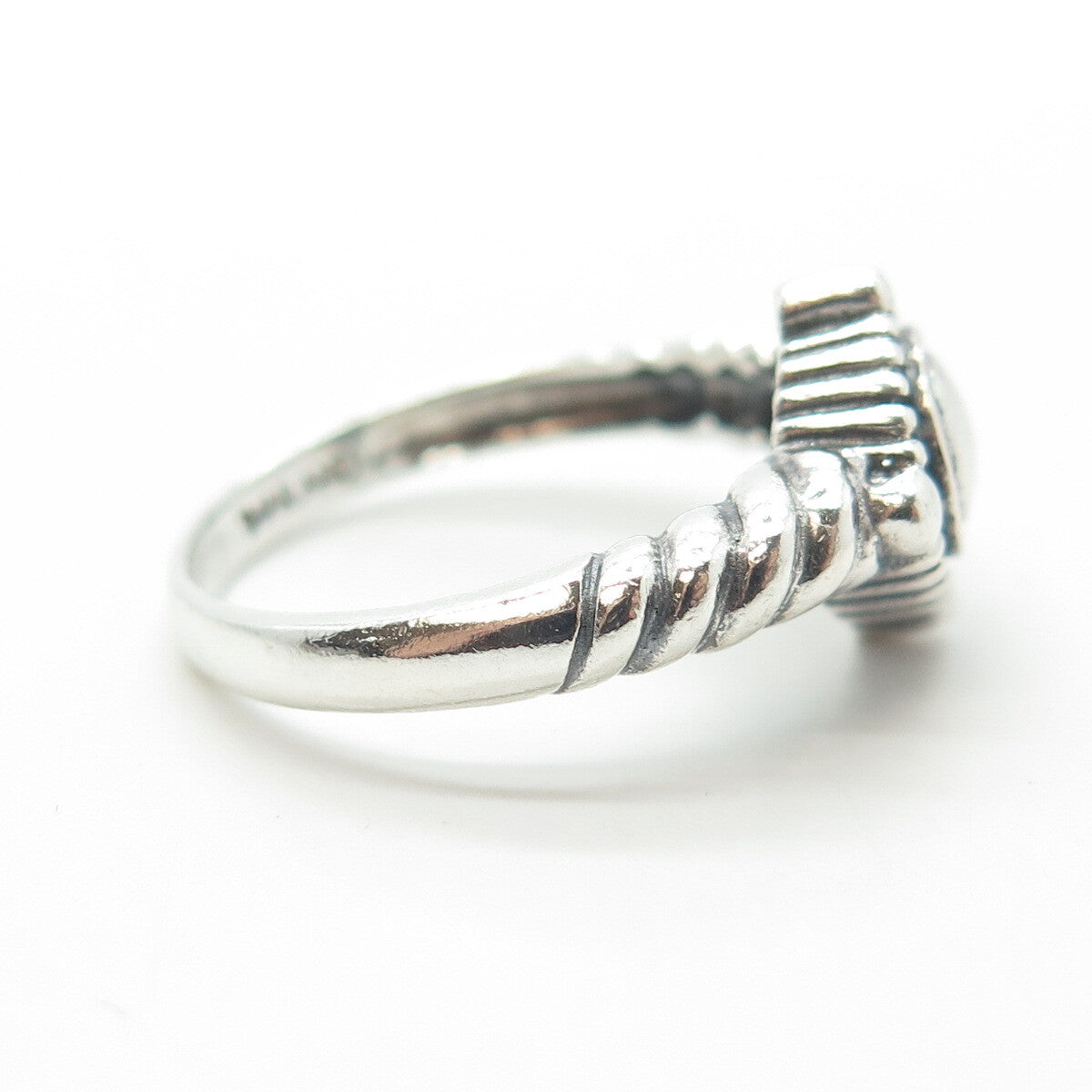 CHAPAL ZENRAY 925 Sterling Silver Vintage Cross Ring Size 9
