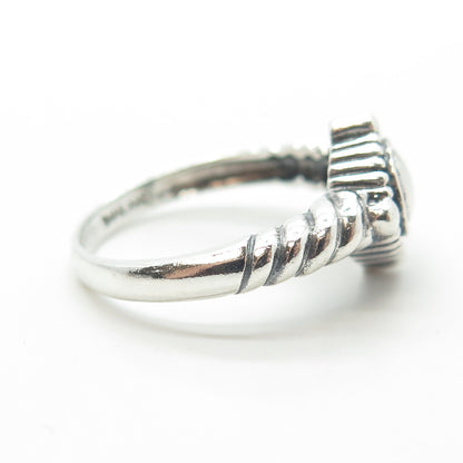 CHAPAL ZENRAY 925 Sterling Silver Vintage Cross Ring Size 9