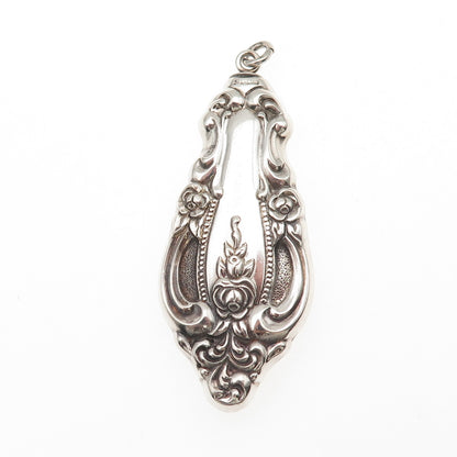 Wallace 925 Sterling Silver Vintage 1973 Grand Victorian Charm Pendant