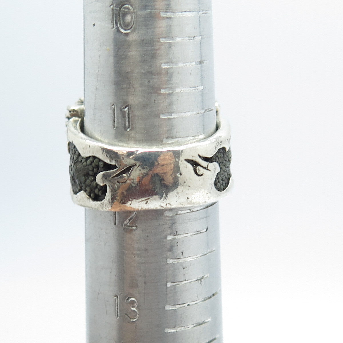 Silver Rings Men 925 Sterling Silver Eagle Biker Ring Size 12