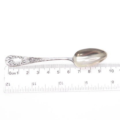 WALLACE 925 Sterling Silver Art Deco Monogram Coffee Spoon