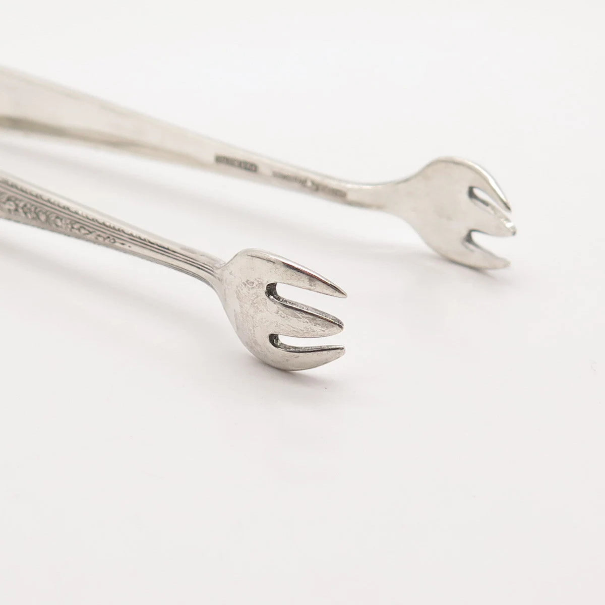 925 Sterling Silver Vintage Wallace 1933 Normandie Sugar Tongs