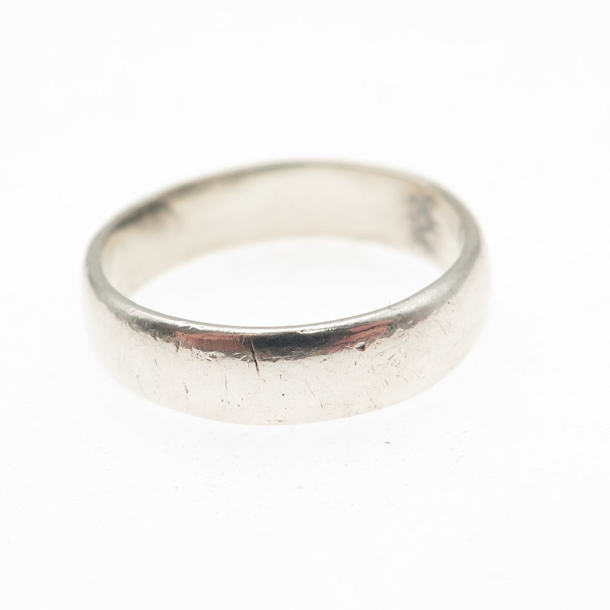 Bell Trading Post 925 Sterling Silver Vintage Classic Wedding Band Ring Size 6