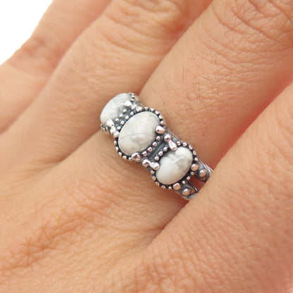 CAROLYN POLLACK American West Sterling Vintage Buffalo Turquoise Ring Size 9.25