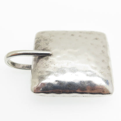 SILPADA 925 Sterling Silver Vintage Hammered Finish Modernist Pendant