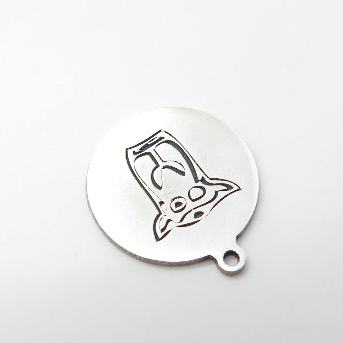 925 Sterling Silver USA Two In Town Cartoon Sheep Charm Pendant