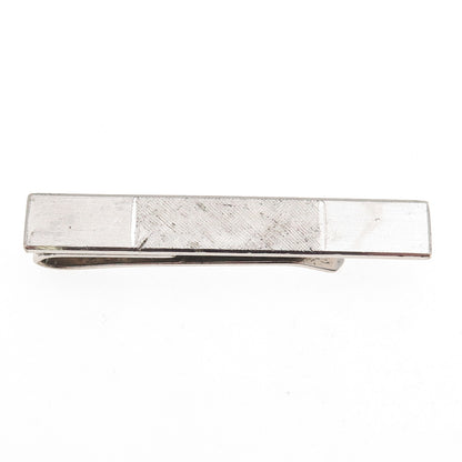 Dolan & Bullock 925 Sterling Silver Vintage Brushed Tie Bar Clip