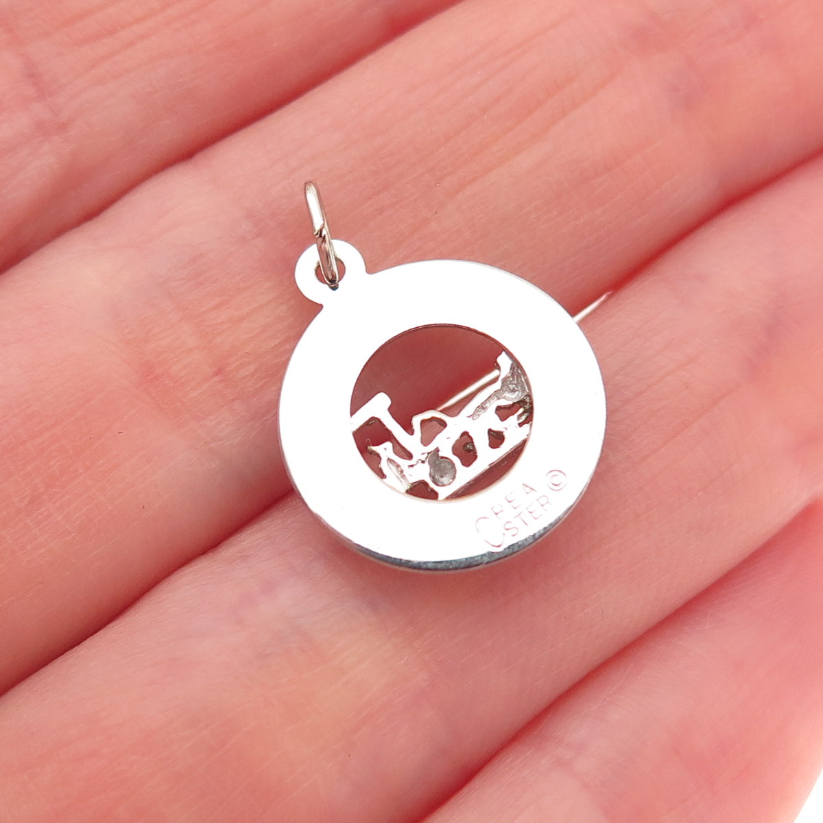 CREA 925 Sterling Silver Vintage Bermuda Carriage Mini Charm Pendant