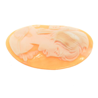 Antique Victorian Real Carved Mother-of-Pearl Lady Cameo