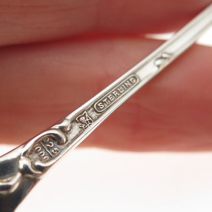 TOWLE 925 Sterling Silver Antique 1895 Rustic Solid Piece Cream Ladle
