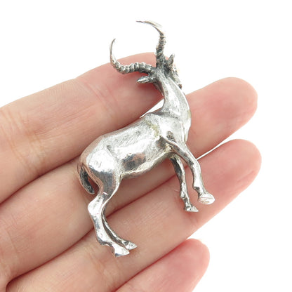 925 Sterling Silver Vintage Italy Impala Table Figurine