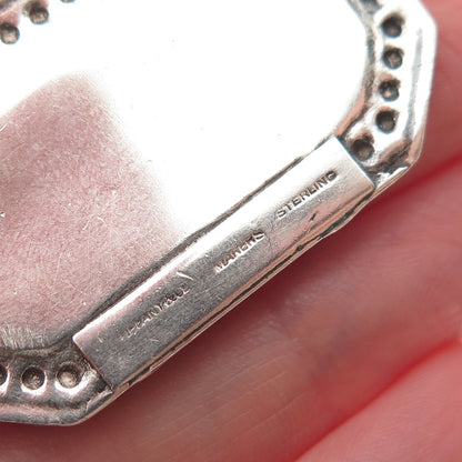 Tiffany & Co. Makers 925 Sterling Silver Antique Art Deco Cognac Bottle Tag