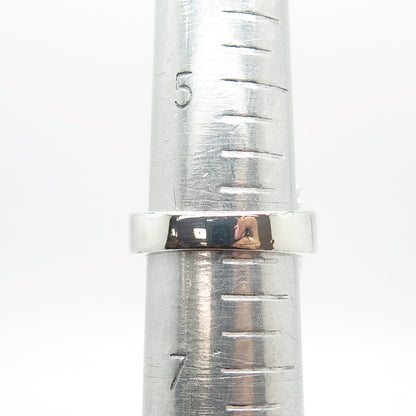 925 Sterling Silver LXG Jewelry Real Smoky Quartz Cocktail Ring Size 6.25