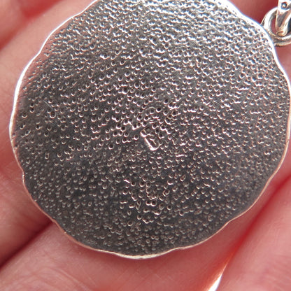 Peter Stone Sterling Silver Vintage Nile River Goddess Oxidized Charm Pendant
