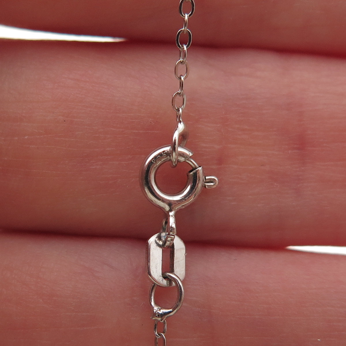 Chuck Clemency 925 Sterling Silver Real Tanzanite Cable Chain Necklace 20"