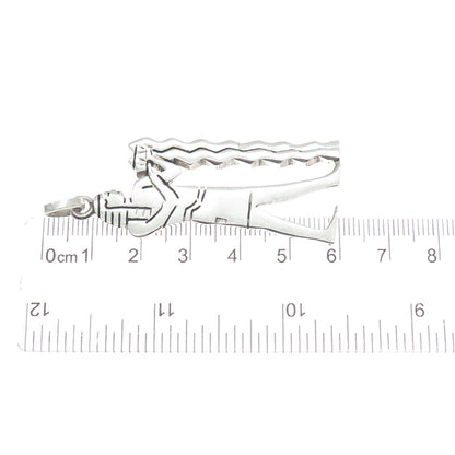 800 Silver Vintage Egyptian God Nu Pendant