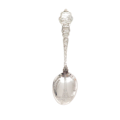 Paye & Baker 925 Sterling Antique Soldiers Sailors Monument Indiana Tea Spoon