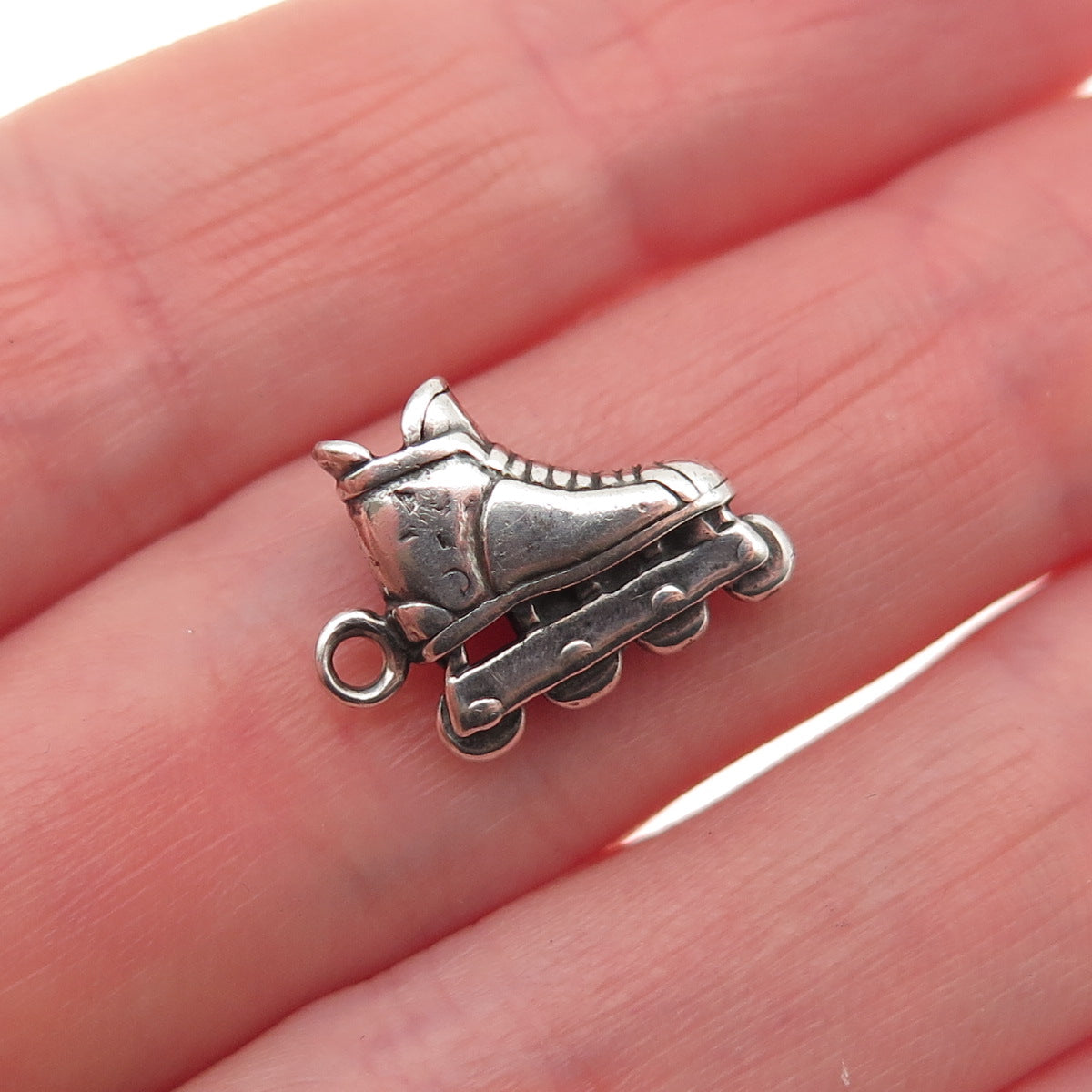 Sunwest 925 Sterling Silver Vintage Rollerblade Skate Mini Charm Pendant