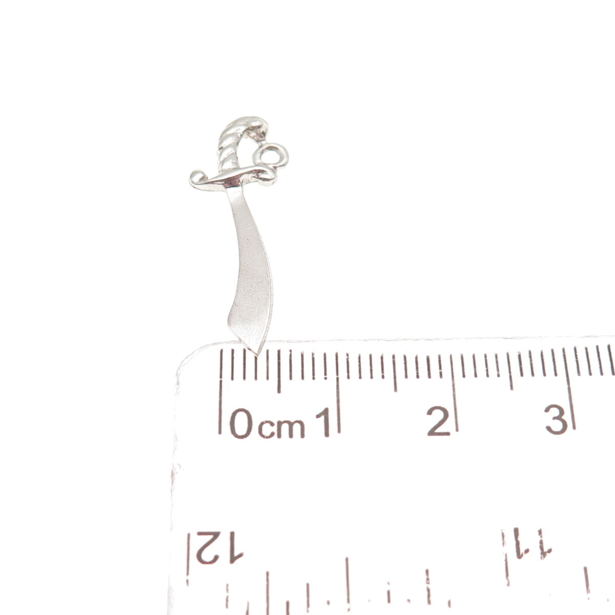 925 Sterling Silver Vintage Sword Charm Pendant