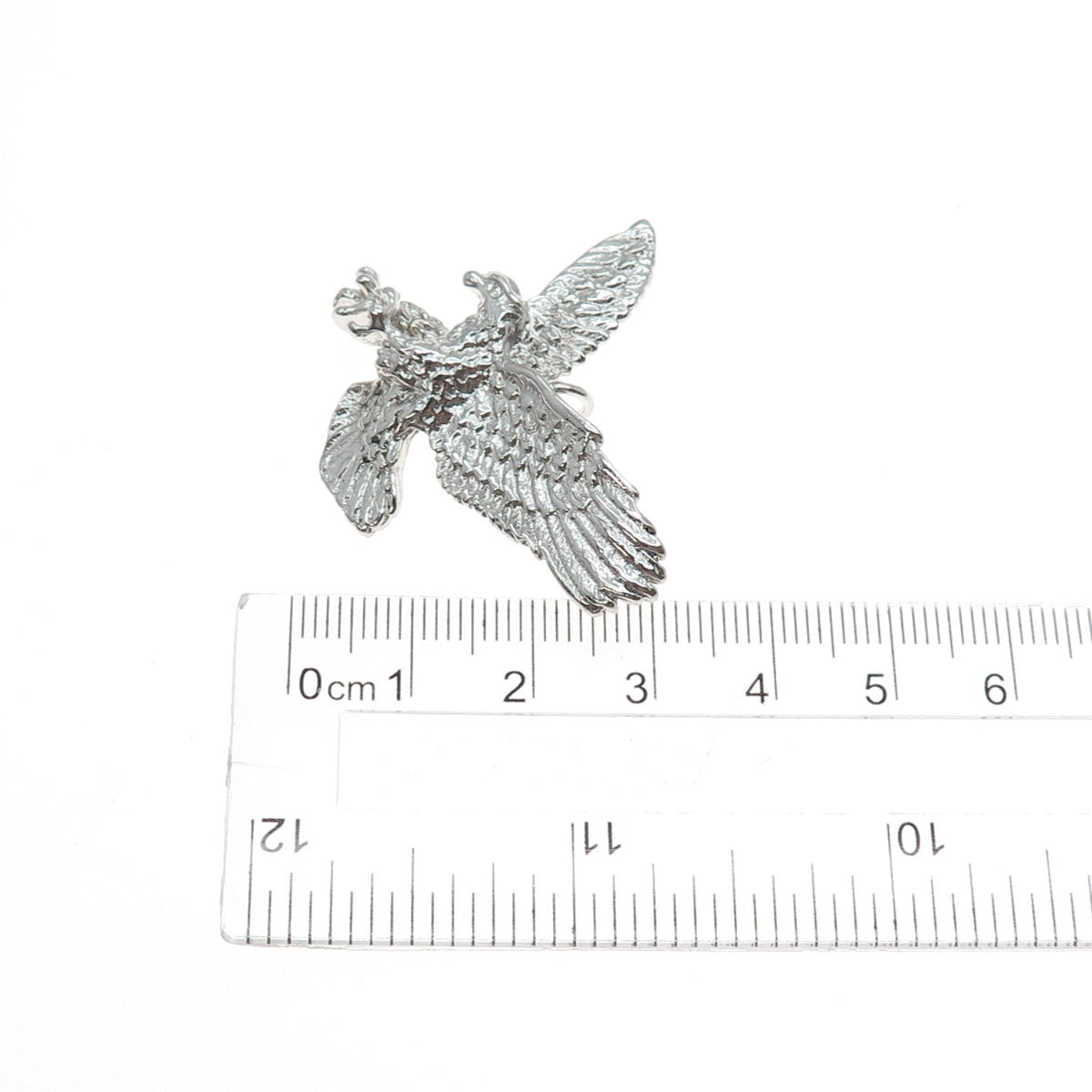 925 Sterling Silver Vintage American Eagle Pendant