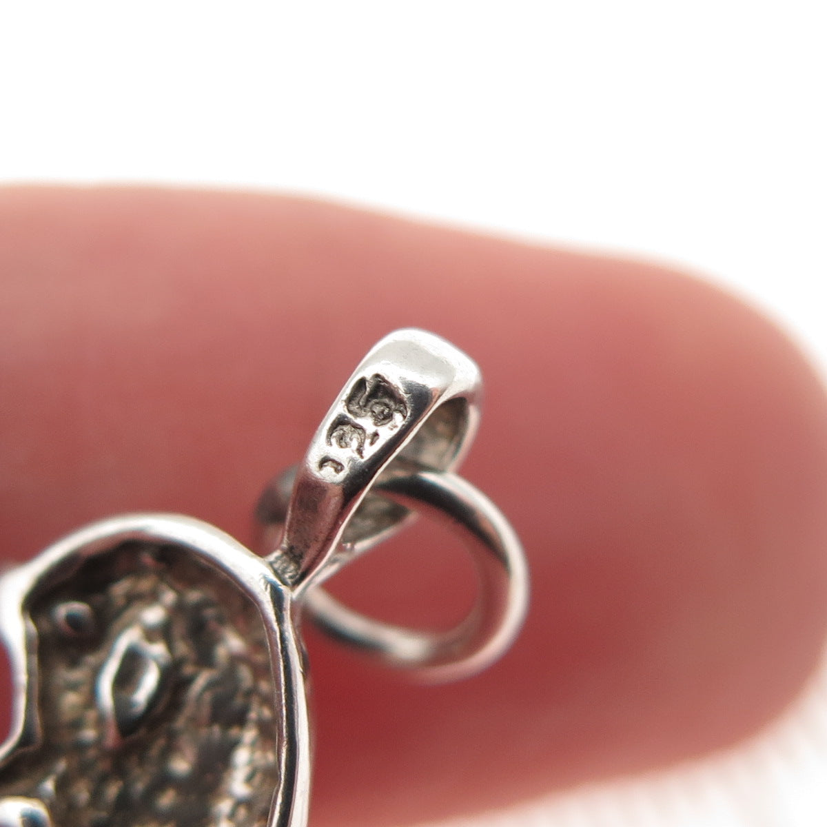 925 Sterling Silver Vintage Friendly Dolphin Mini Charm Pendant