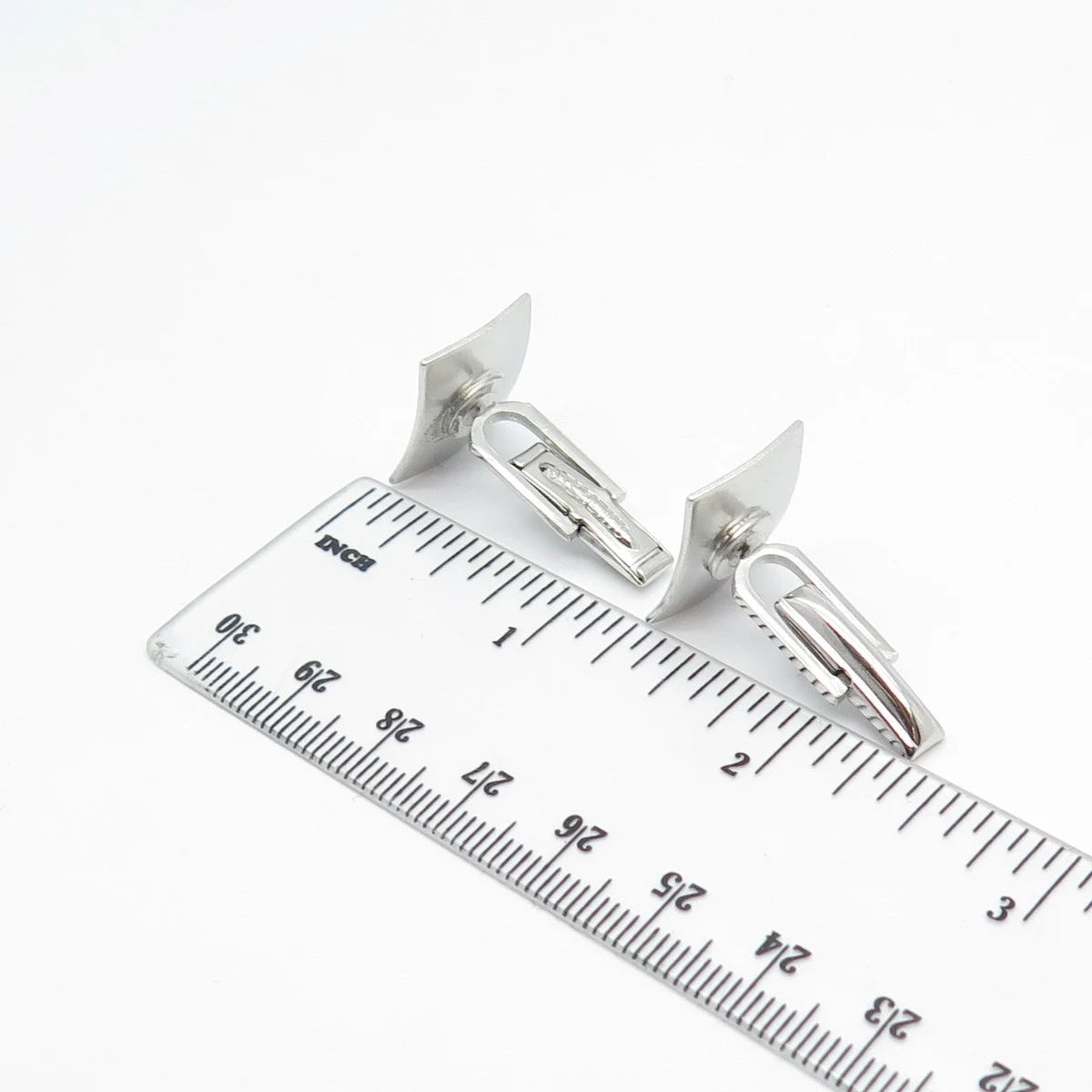 925 Sterling Silver Vintage Etched Cufflinks