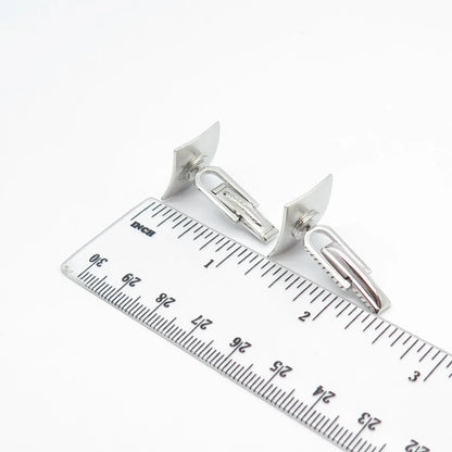 925 Sterling Silver Vintage Etched Cufflinks