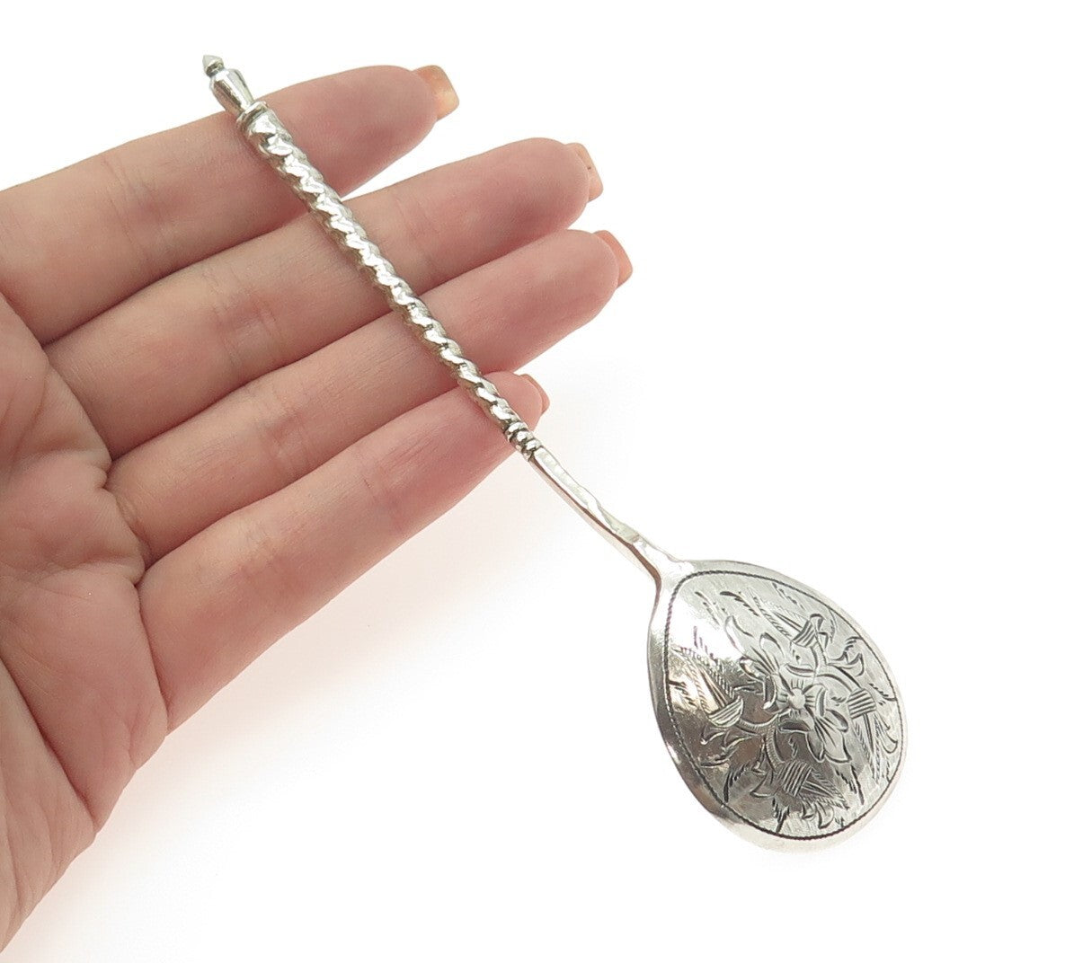 VICTOR SAVINSKY 84 Silver Antique 1874 Russian Empire Collectable Tea Spoon