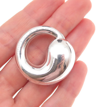 Tiffany & Co. Elsa Peretti Sterling Silver Vintage Large Eternal Circle Pendant
