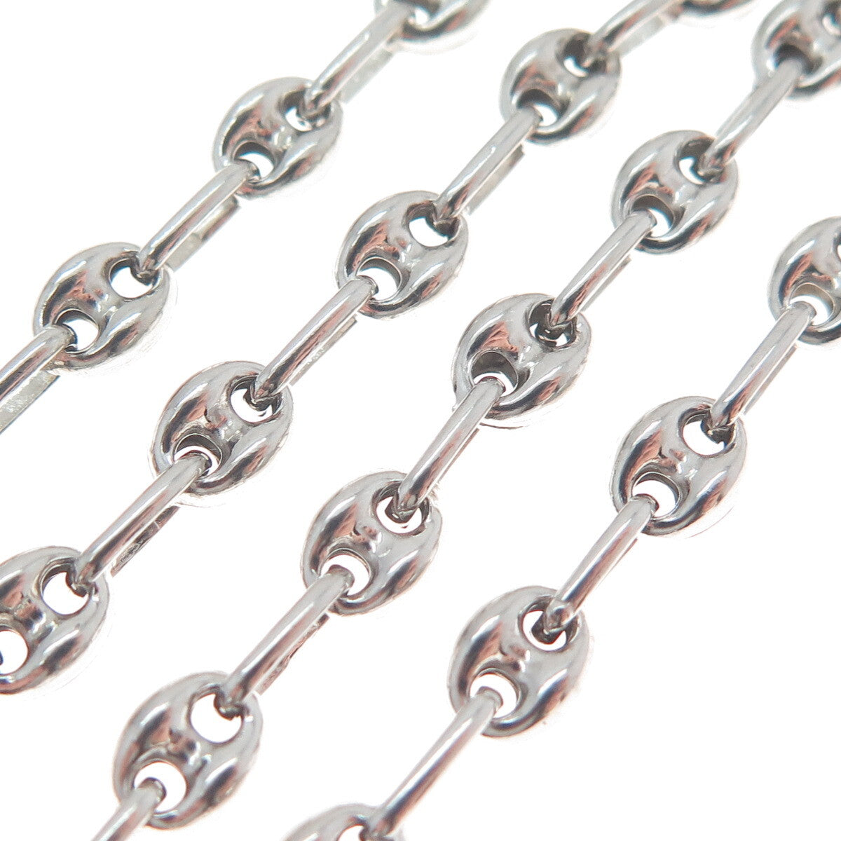 925 Sterling Silver Anchor Mariner Chain Necklace 18"