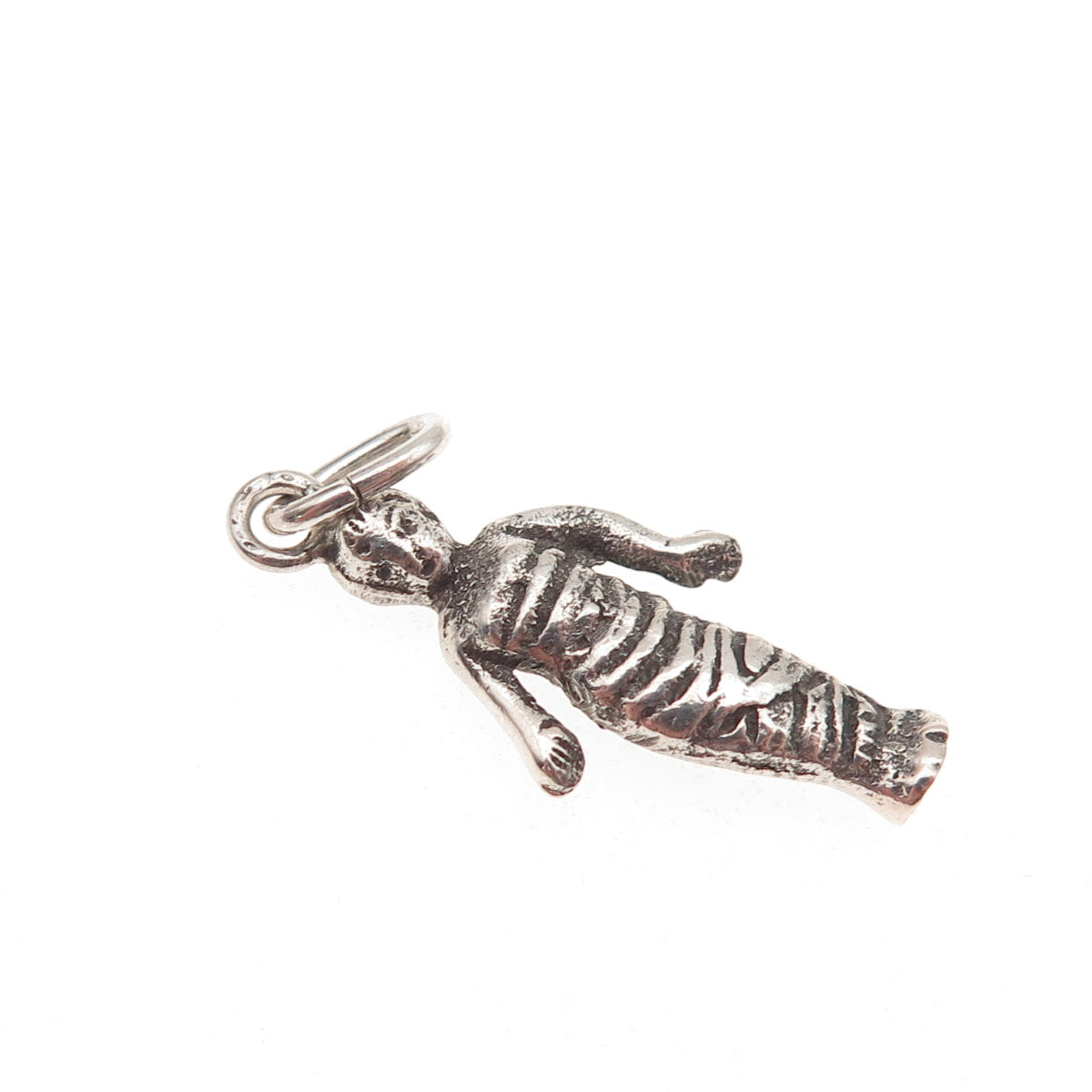 925 Sterling Antique Art Deco Andrea della Robbia Swaddled Child Charm Pendant