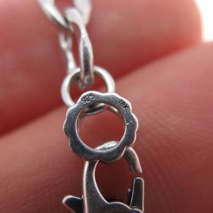 TACORI 18K Gold & 925 Sterling Silver Crescent Eclipse Chain Necklace 18"