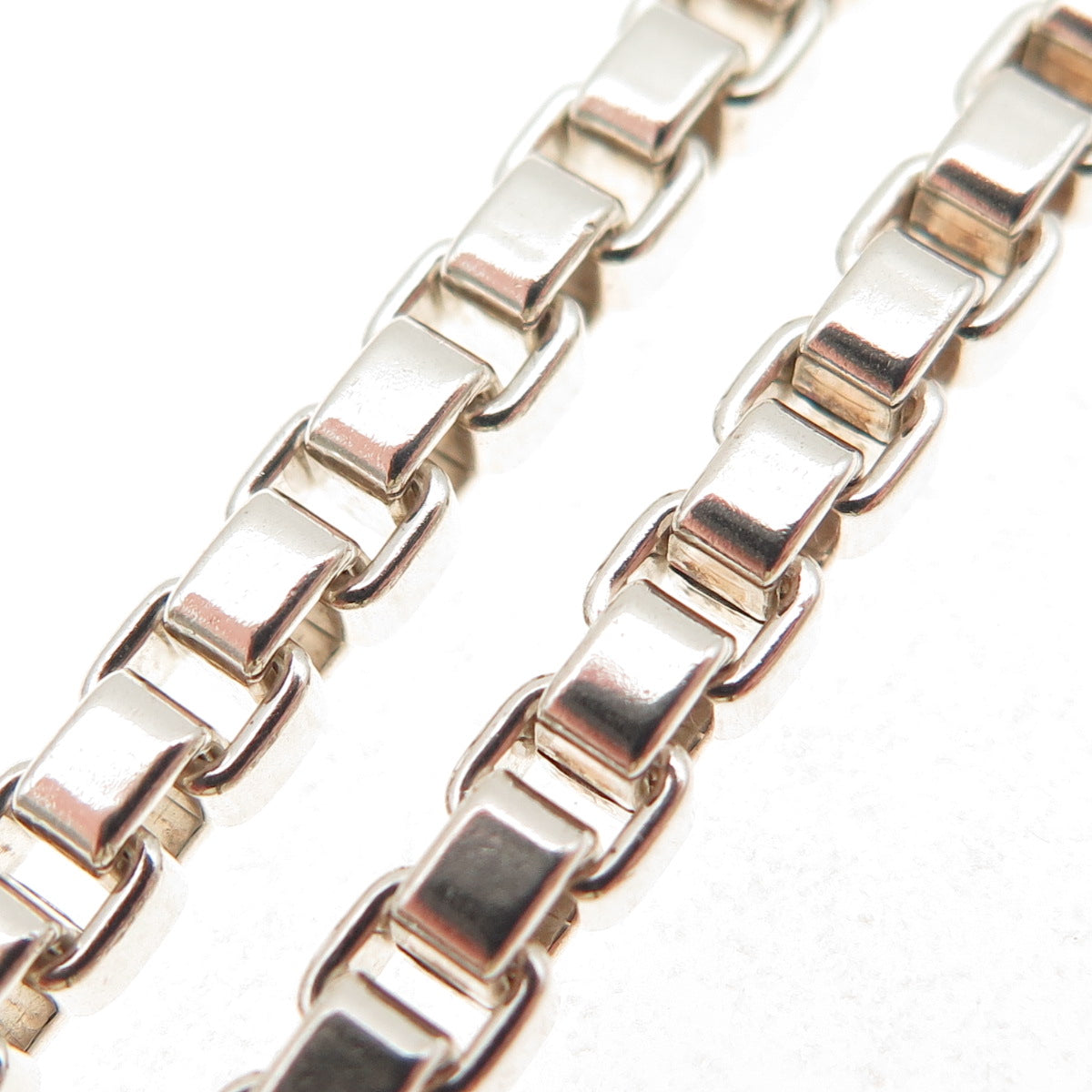 Tiffany & Co. 925 Sterling Silver Vintage Venetian Chain Necklace 18"