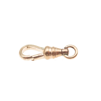 1/20 12K Gold Filled Antique Art Deco Bracelet / Necklace Lobster Carabiner Lock