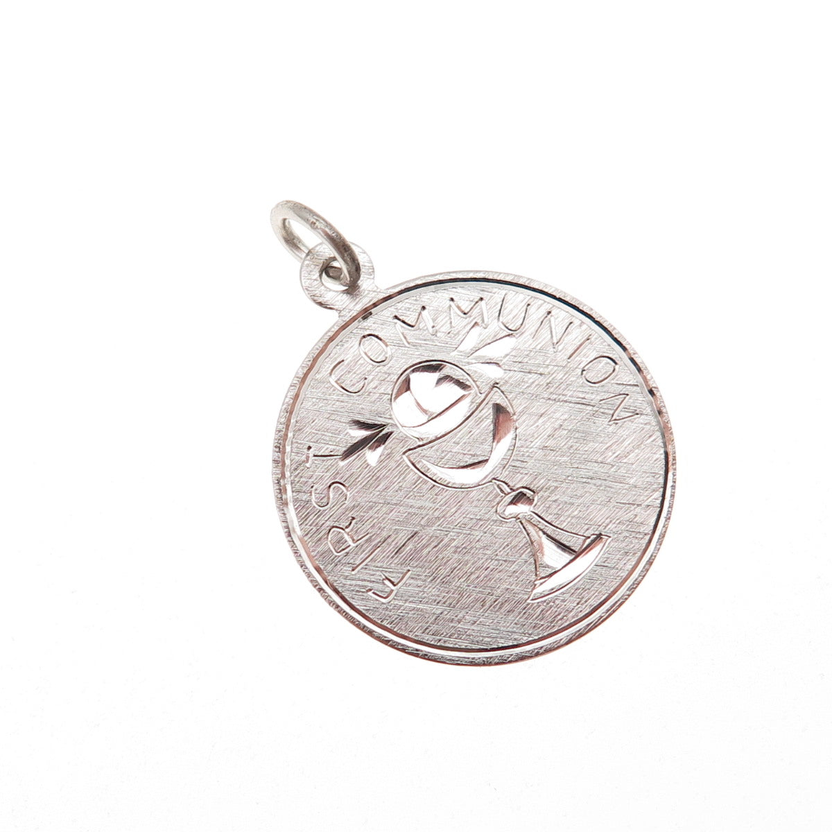 Griffith & Sons 925 Sterling Silver Vintage First Communion Mini Charm Pendant