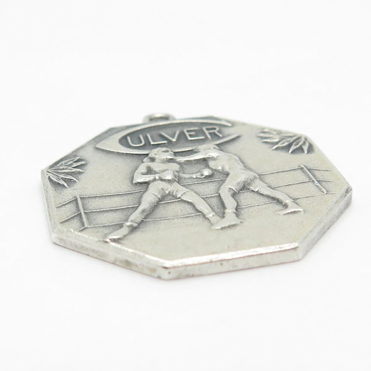 925 Sterling Silver Vintage Junior Division "Ulver" Culver Military Pendant