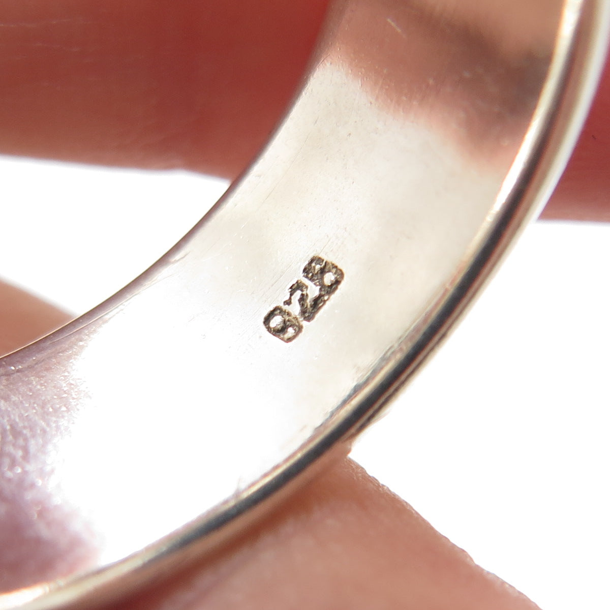 925 Sterling Silver Vintage Rotating Band Ring Size 9.75