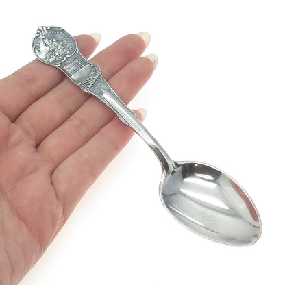 MECHANICS 925 Sterling Silver Antique Art Deco Washington Tea Spoon