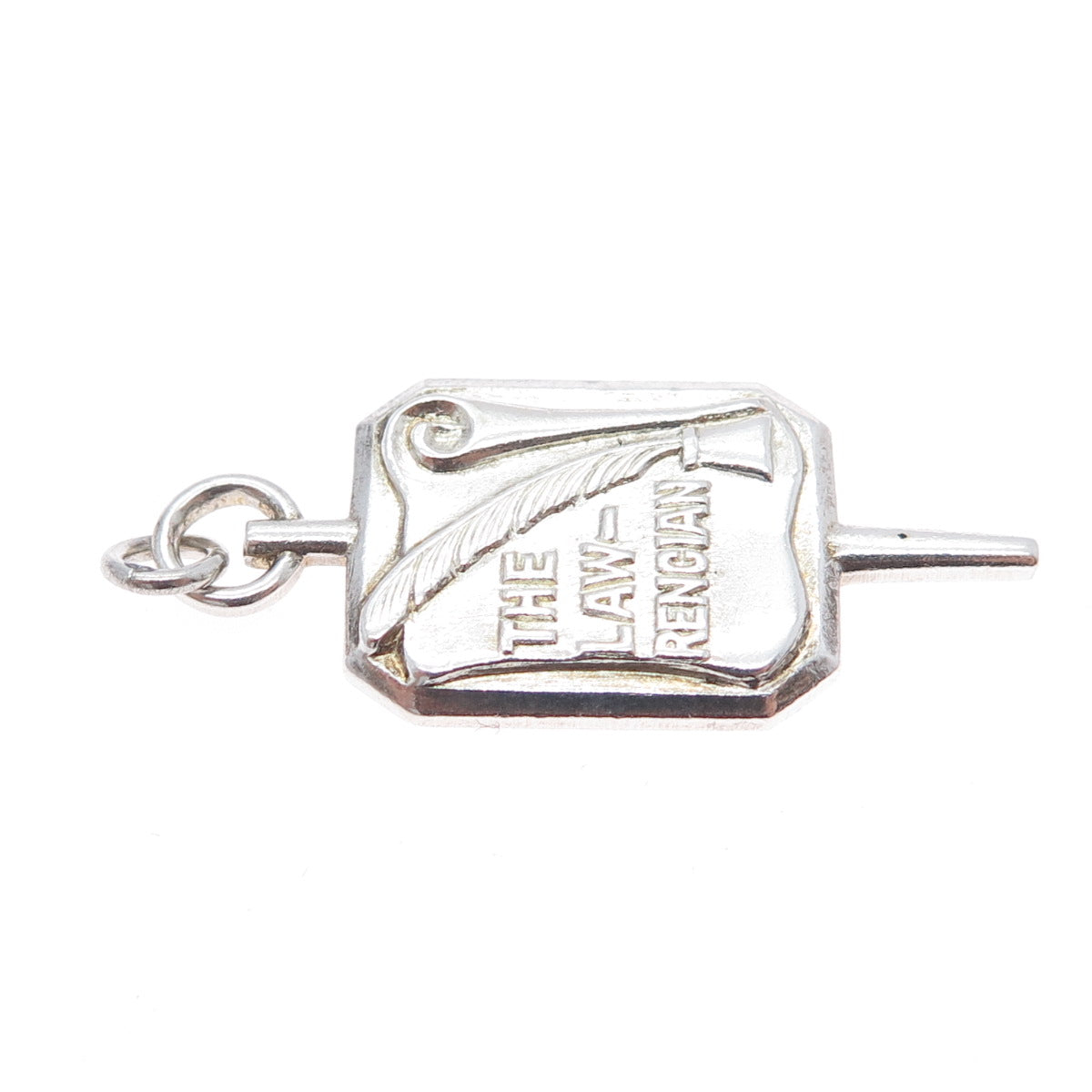 925 Sterling Silver Antique 1945 The Lawrencian Club Charm Pendant