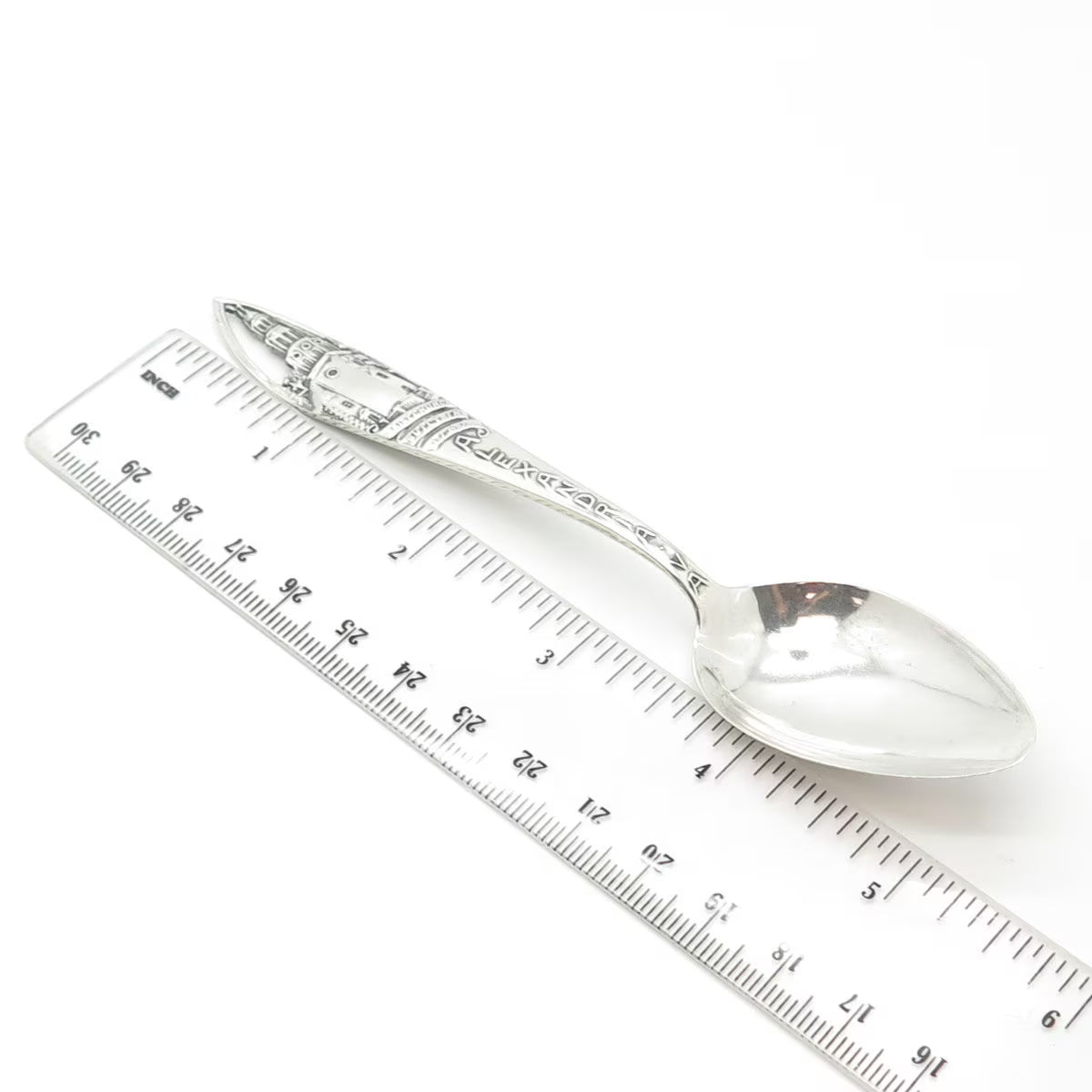 925 Sterling Silver Antique Art Deco Watson Alexandria VA States & Cities Spoon