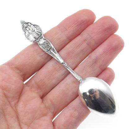 WATSON CO. 925 Sterling Silver Antique Art Deco Atlantic City Coffee Spoon