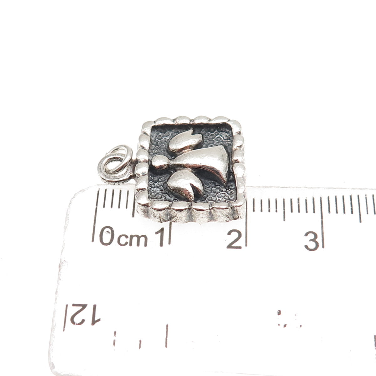 PB Paul Brackna 925 Sterling Silver Vintage Guardian Angle Mini Charm Pendant