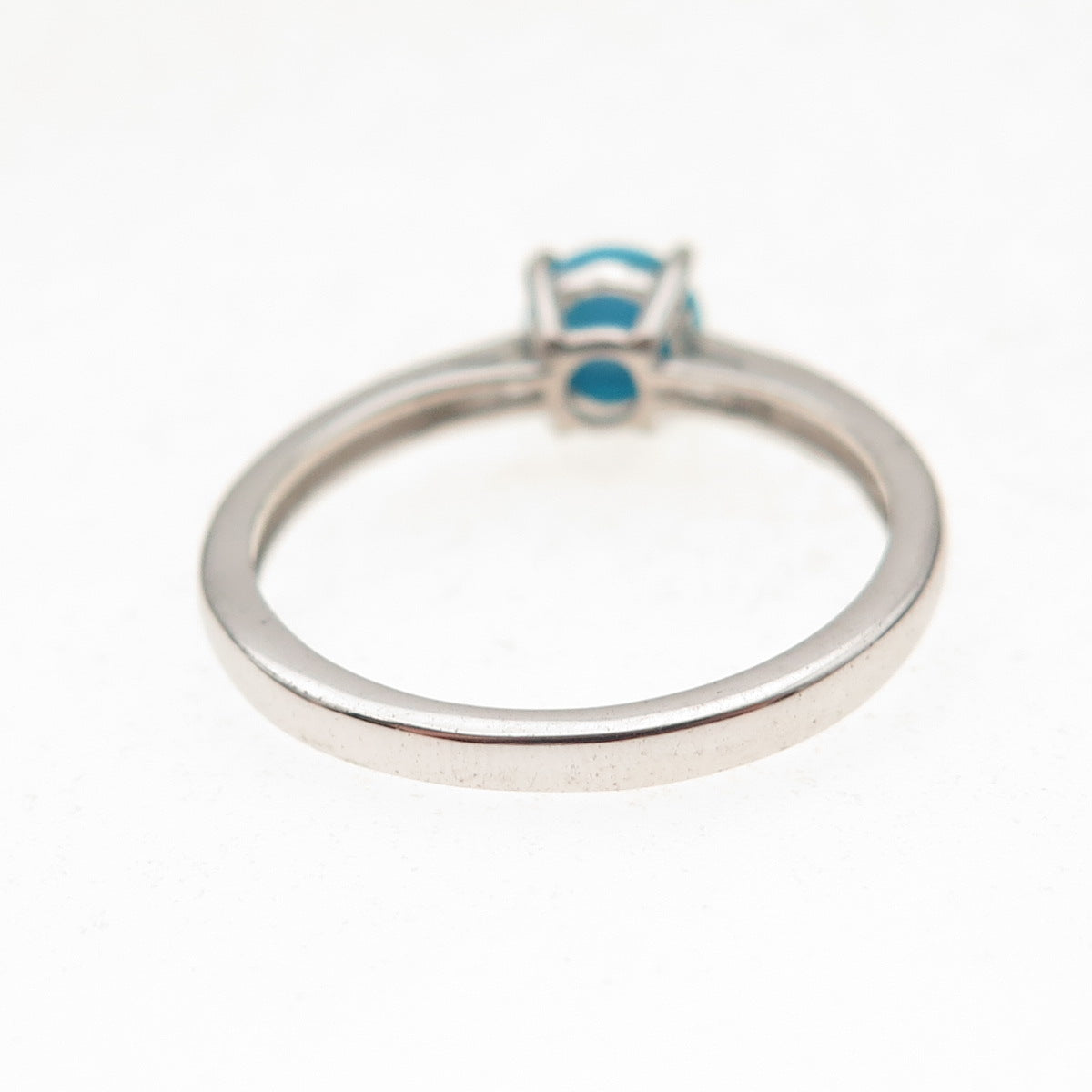 Chuck Clemency 925 Sterling Silver Real Sleeping Beauty Turquoise Ring Size 8