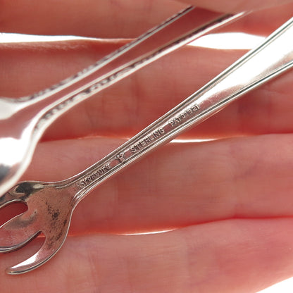Lunt 925 Sterling Silver Antique Art Deco 1921 Treasure Sugar Tongs